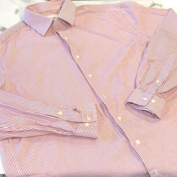 Ben Sherman Tailored Slim Fit Button Up Dress Shirt Mens 16.5 34/35 - Picture 1 of 4